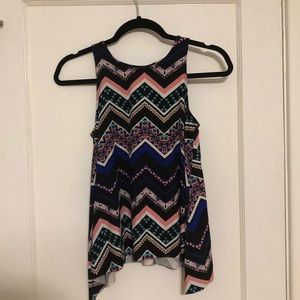 Zig-Zag Striped Tank Top